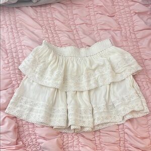Chelsea & Violet White Mini Skirt (Small)